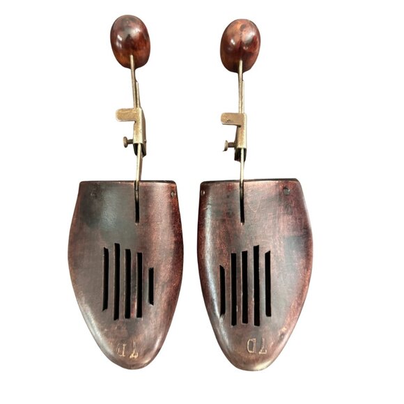 Vintage Wooden Adjustable Shoe Stretcher Keeper Size 7D - Picture 5 of 5